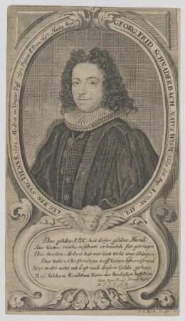 Bildnis des Georg. Frid. Schnaderbach