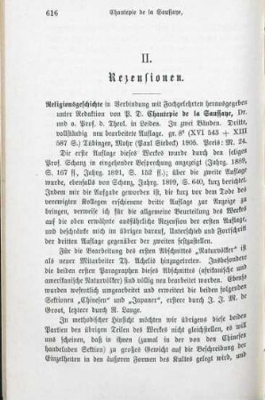 616-618 [Rezension] Religionsgeschichte, 3. Aufl.