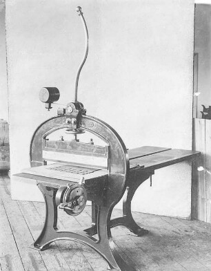 Hebelschneidemaschine : Technikgeschichte | Industrie und Technik | Besondere Industriezweige