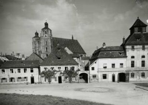 Ingolstadt, Stadtansicht : Ingolstadt. Stadtansicht mit Frauenkirche von Südwesten