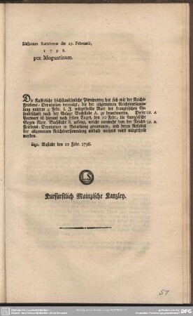 [15ter d.d. 12ten ej. Lit. A. u. B. dikt. den 19. ej.]