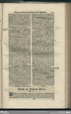 Epistel am Sonntage Judica. Ebr. 9