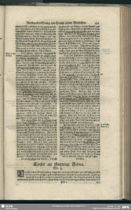 Epistel am Sonntage Judica. Ebr. 9