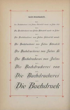 Cursiv-Schreibschrift