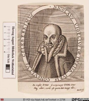 Bildnis Nicolaus Vigel(ius)