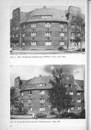 Abb. 7a "Ecke" Hardenberg-/ Niebuhrstraße (1928/29, A. Kelm), Aufn. 1975.
