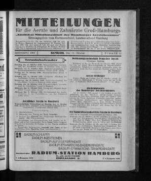 Jahrgang 1928, Hamburg, den 14. Oktober, Nummer 42