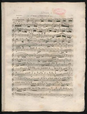 Ier. oboe ou clarinette solo