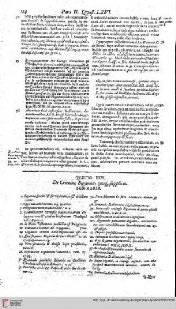 Pars Secunda, Quaestio 66 De crimine Bigamiae,...