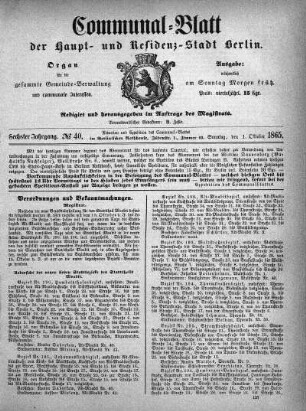 1865,40: No. 40, 1. Oktober 1865