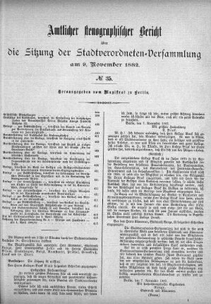 No 35, 9. November 1882