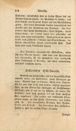 Hollhändisches Süd-Amerika