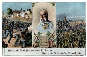 Nr. 1655: Gut und Blut für unsern Kaiser - Gut und Blut für's Vaterland