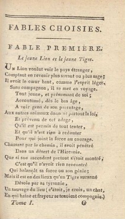 Fables choisies