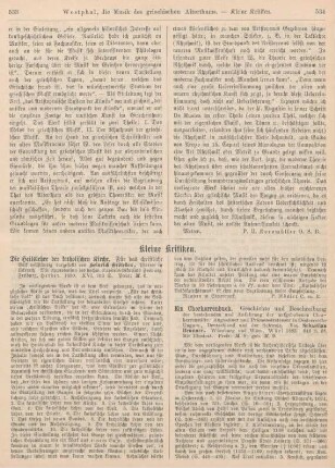 533-536 Kleine Kritiken