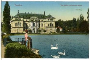 Dresden. Königliches Palais im Großen Garten