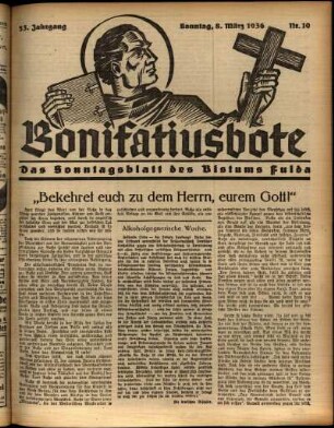 Ausgabe vom Sonntag, den 08. März 1936.
