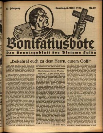 Ausgabe vom Sonntag, den 08. März 1936.