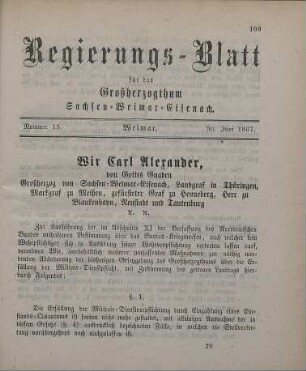 Nr. 13 : 30. Juni 1867