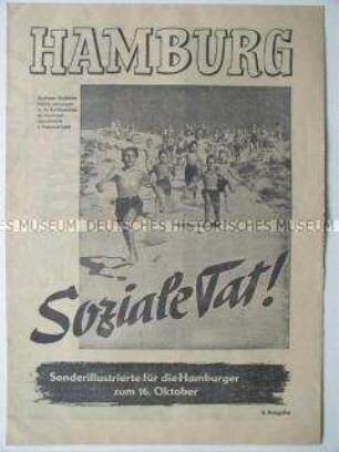 Wahlzeitung der Hamburger SPD zur Bürgerschaftswahl 1949