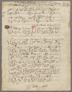 La Part du diable, Auswahl, arrangiert, Klavier, op. 742/1 - BSB Mus.Schott.Ha 7637-2