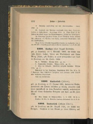 2393. Lutterloh (Johann Otto I.).