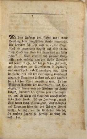 Hamburgs tiefste Erniedrigung in den letztverflossenen Jahren : zum Besten der Vertriebenen