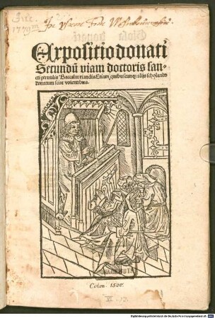 Expositio Donati secundum viam doctoris sancti