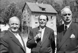Hausen im Wiesental: Kultusminister Storz, O. E. Sutter, Carl Burckhardt