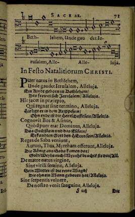In Festo Natalitiorum Christi.