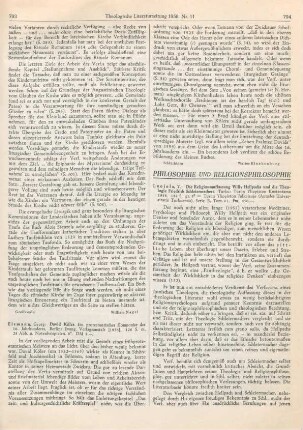 794-796 [Rezension] Luojola, Yrjö, Die Religionsauffassung Willy Hellpachs und die Theologie Friedrich Schleiermachers
