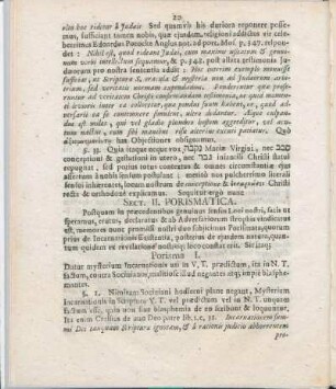 Sect. II. Porismatica.