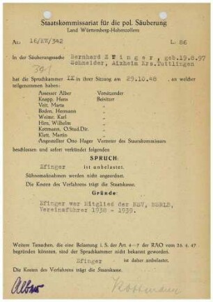 Efinger, Bernhard