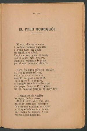 El peso cordobés