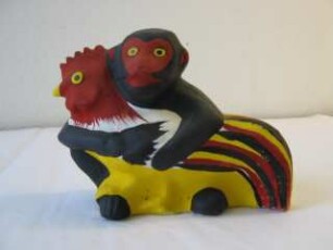 Affe, einen Hahn haltend: 鳥もち猿 Torimochi saru toridaki dôji