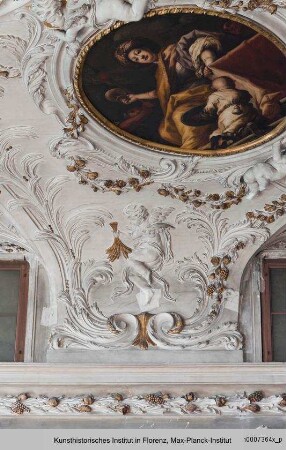 Putti : Putti als Allegorien der Jahreszeiten : Putto mit Ährenbündel als Allegorie des Sommers
