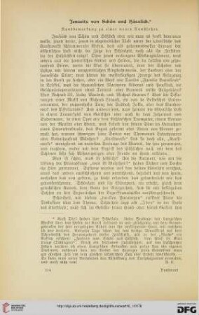 Jenseits von Schön und Hässlich: Randbemerkung zu einer neuen Kunstlehre