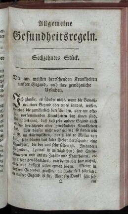 Sechzehntes Stück.