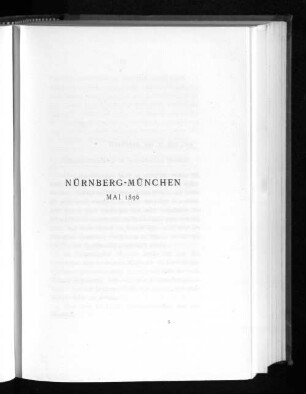 Nürnberg-München Mai 1896