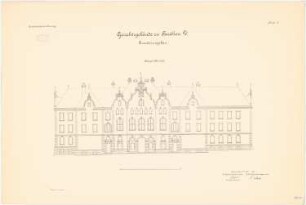 Gericht, Beuthen Erweiterungsbau: Hauptansicht 1:100