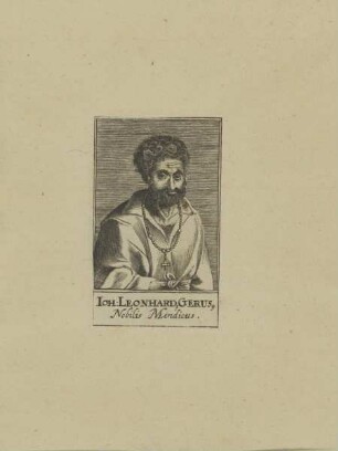 Bildnis des Iohannes Leonhardus Gerusius