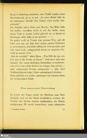 Eine interessante Unterredung