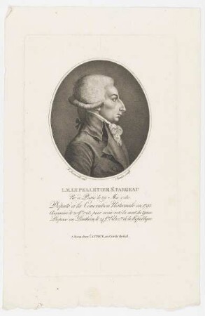 Bildnis des L. M. Le Pelletier