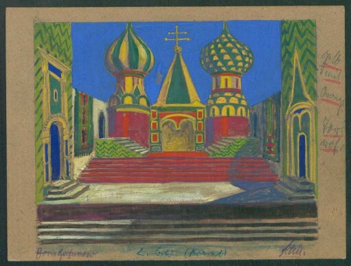 [Mussorgski, Modest Petrowitsch: Boris Godunow], 2. Bild, Kreml