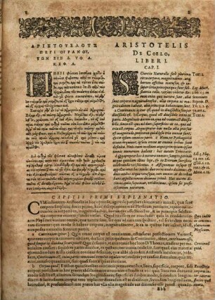 Commentarii Collegii Conimbricensis in libros de coelo ... Aristotelis