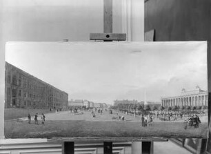 Ansicht des neuen Lustgartens bei dem Königlichen Schloß in Berlin und das Museum