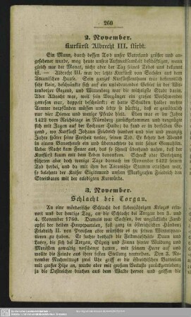 2. November. Kurfürst Albrecht III. stirbt