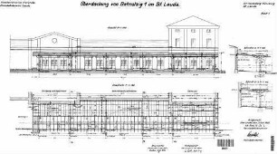 Lauda: Überdachung von Bahnsteig 1