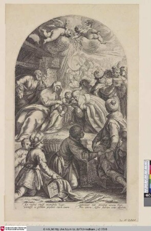 [Die Anbetung der Könige; The adoration of the magi]