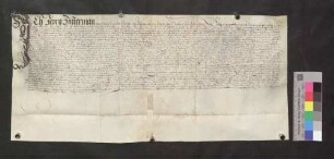 Jörg Zimmermann von Ballrechten übernimmt vom Deutsch-Ordens-Haus in Freiburg einen Hof zu Ballrechten als Erblehen.